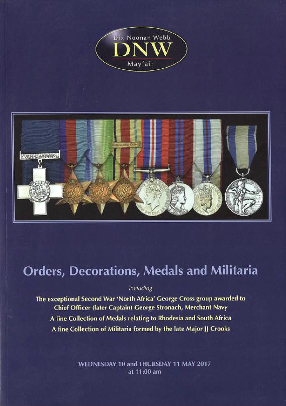 DNW May 2017 Order, Decorations, Medals & Militaria