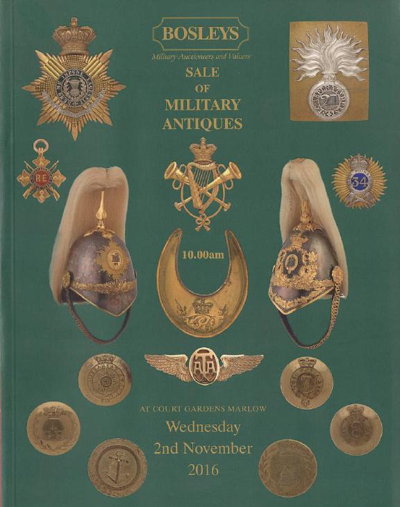 Bosleys November 2016 Sale of Military Antiques at Court Gardens