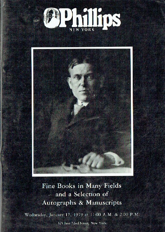 Phillips January 1979 Fine Books in Many Fields & A Selection of Autographs and