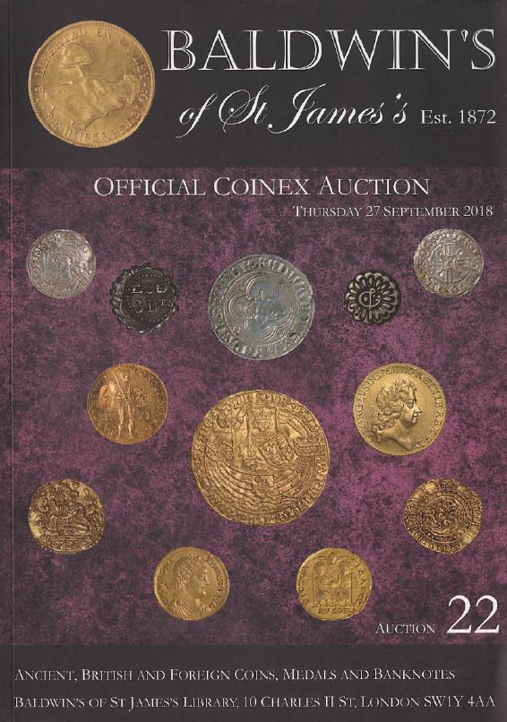 Baldwins September 2018 Ancient, British & Foreign Coins, Medals and Banknotes