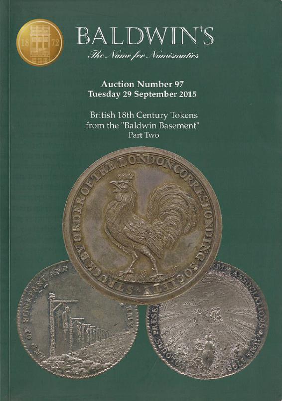 Baldwins September 2015 British 18th Century Tokens Auction No. 97