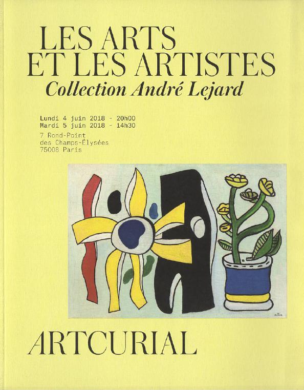Artcurial June 2018 Arts & Artists Coll.- Andre Lejard