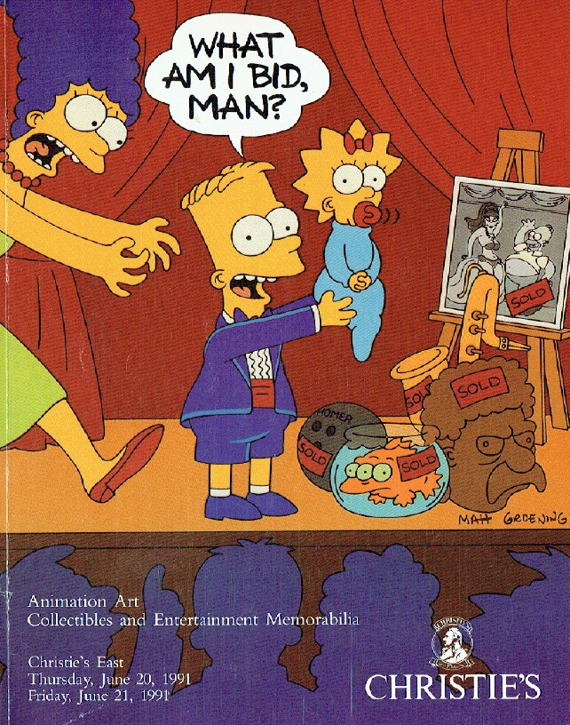 Christies June 1991 Animation Art, Collectibles & Entertainment (Digital Only)