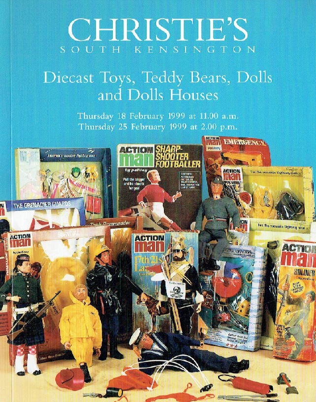 Christies February 1999 Diecast Toys, Teddy Bears, Dolls & Dolls Houses