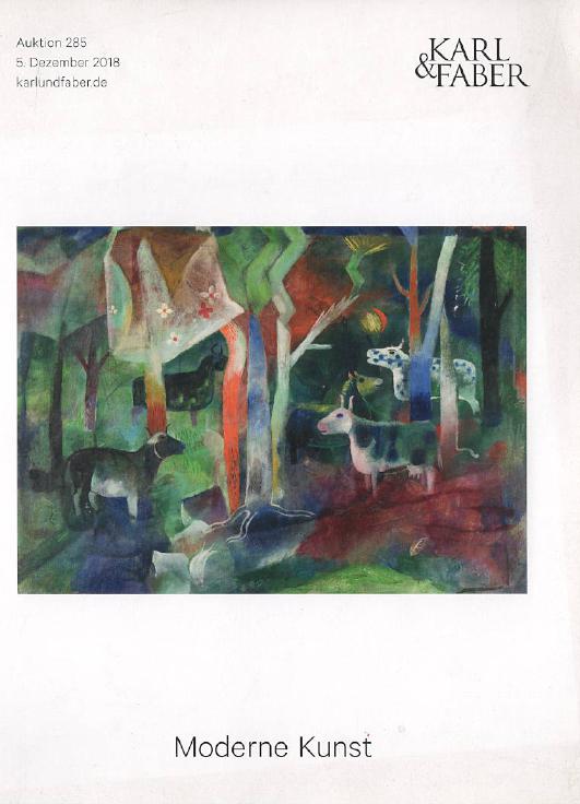 Karl & Faber December 2018 Modern Art
