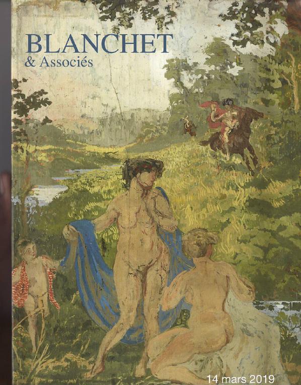Blanchet March 2019 Jewelery, Silver, Prints, Paintings, Furniture-WOA