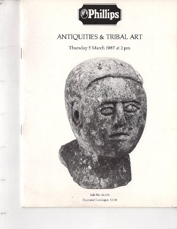 Phillips March 1987 Antiquities & Tribal Art