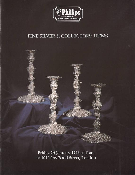 Phillips January 1996 Fine Silver & Collectors Items