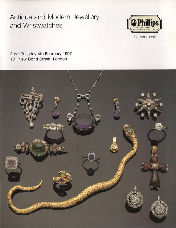 Phillips February 1997 Antique & Modern Jewellery and Wristwatches