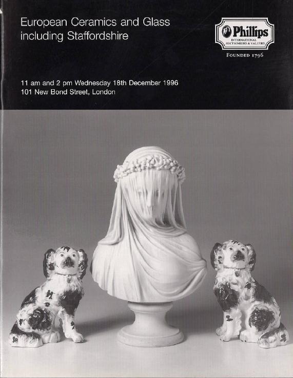 Phillips December 1996 European Ceramics & Glass inc. Staffordshire