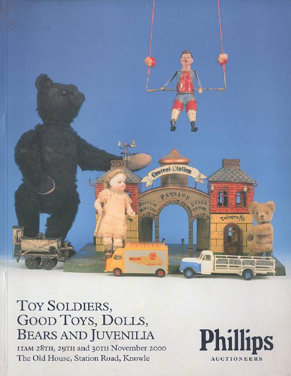 Phillips November 2000 Toy Soldiers, Good Toys, Dolls, Bears and Juvenilia