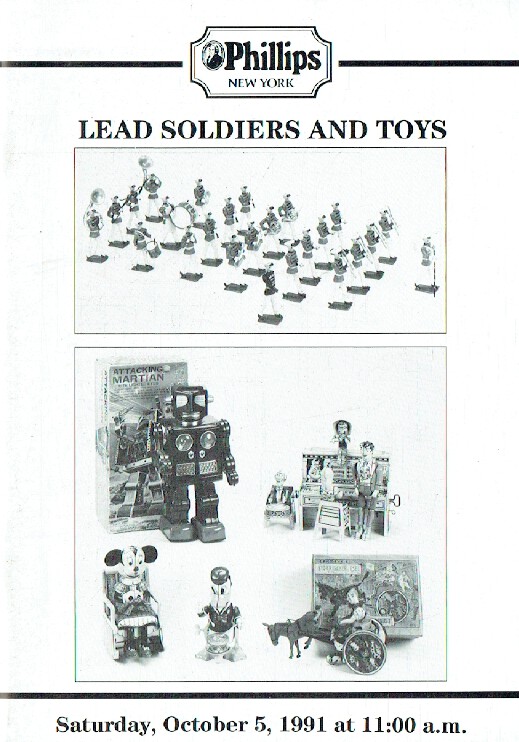 Phillips October 1991 Lead Soldiers & Toys