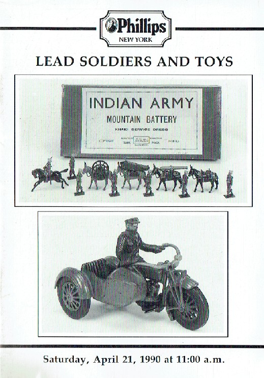 Phillips April 1990 Lead Soldiers & Toys