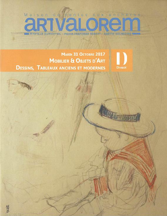 ArtValorem October 2017 Furniture and WOA, Old Master Drawings & Modern Painting