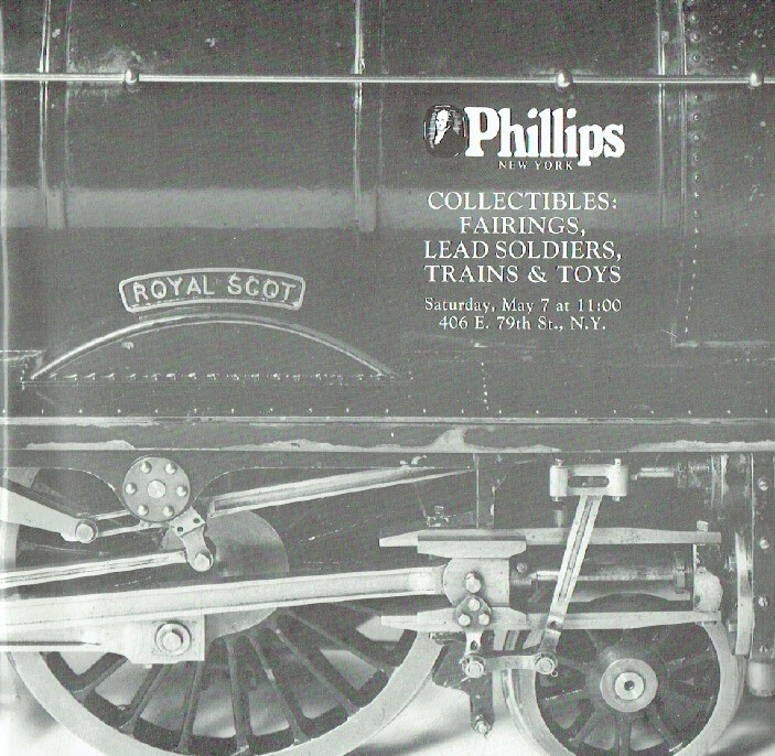 Phillips May 1983 Collectibles: Fairings, Lead Soldiers, Trains & Toys