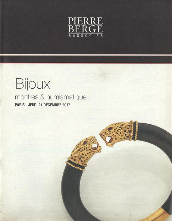 Pierre Berge December 2017 Jewelry, Watches & Numismatics