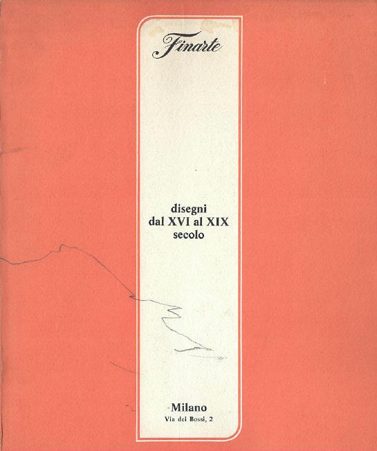 Finarte April 1985 Drawings From the 16th to 19th Century