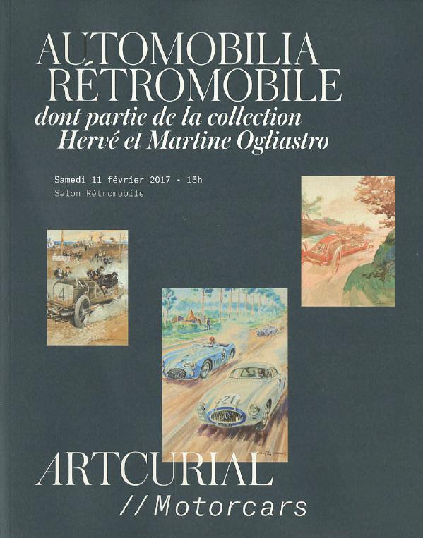 Artcurial February 2017 Automobilia Retromobile inc. Coll. Herve & M. Ogliastro