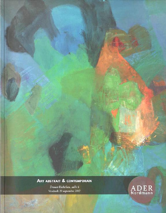 Ader Nordmann September 2017 Abstract & Contemporary Art