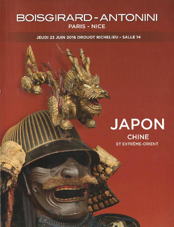 Boisgirard June 2016 Japan-China & Extreme Orient