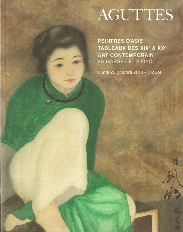 Aguttes October 2018 Asian Painters, 19th & 20th C. Paintings, Contemporary Art