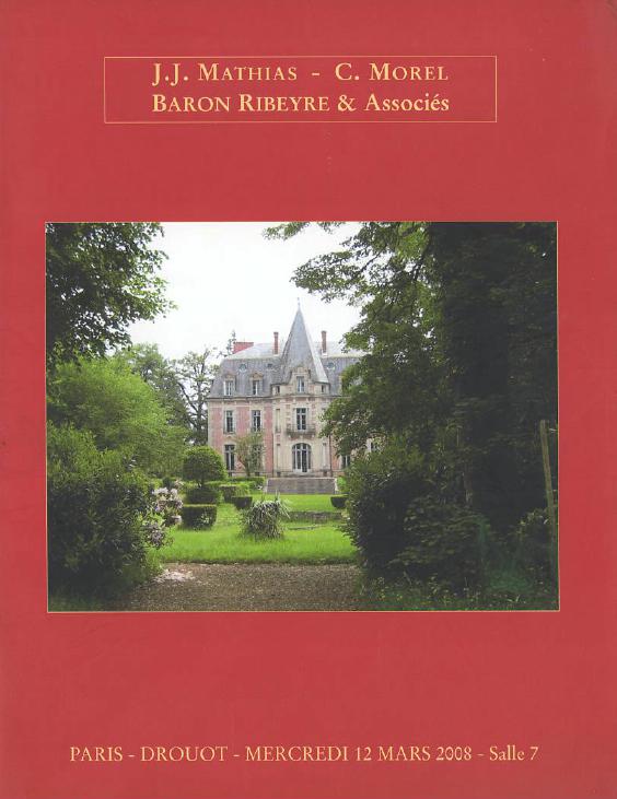 Mathia & Associes March 2008 Paintings & Furniture Estate of Madame D. de L.