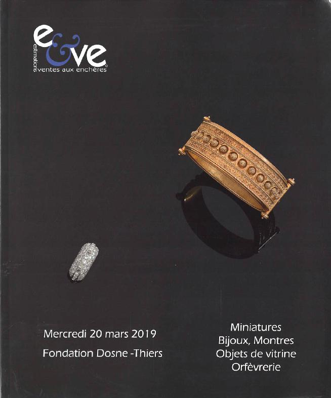E & Ve March 2019 Miniatures, Jewellery, Watches, Silver