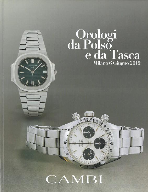 Cambi June 2019 Wrist & Pocket Watches