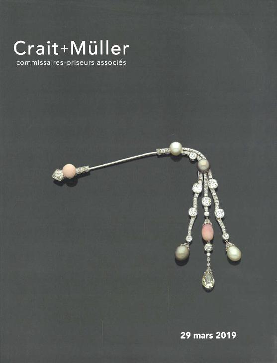 Crait+Muller March 2019 Jewelry, Watches, Silver