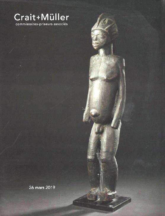 Crait+Muller March 2019 Pre-Columbian Art, African Arts From Oceania - Asian Art