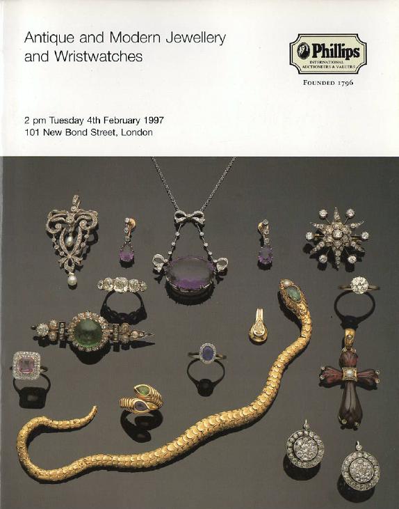 Phillips February 1997 Antique & Modern Jewellery and Wristwatches