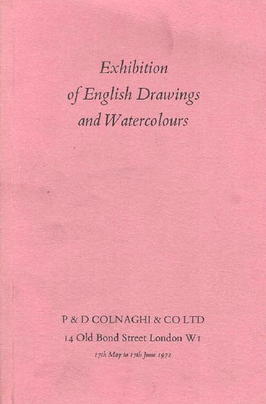 P & D Colnaghi May/June 1972 English Drawings & Watercolours