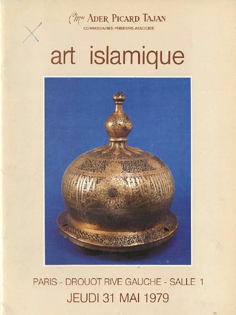 Ader Picard Tajan May 1979 Art Islamique