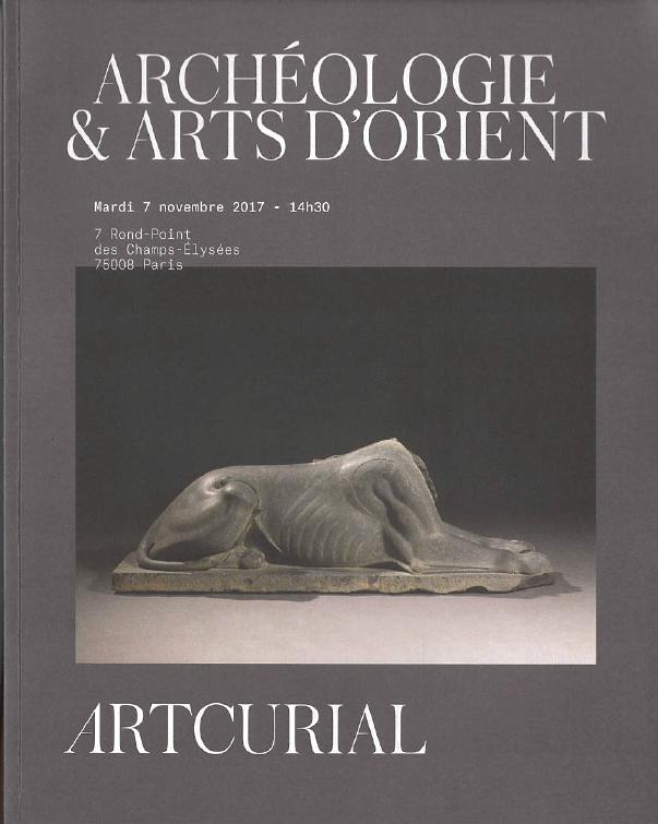 Artcurial November 2017 Archeology & Oriental Arts