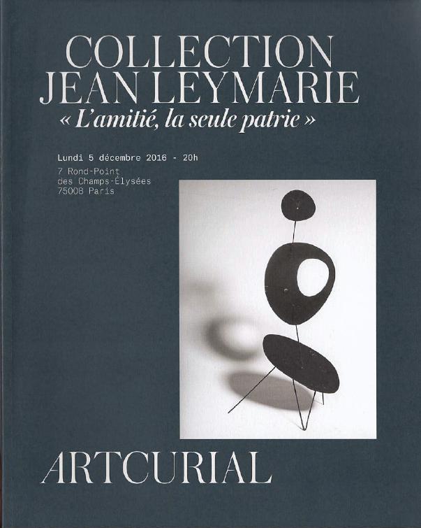 Artcurial December 2016 Jean Leymarie Collection