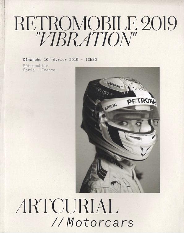 Artcurial February 2019 Retromobile 2019 " Vibration" (Digital only)