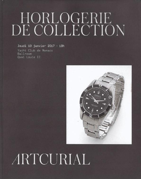Artcurial January 2017 Watches Collector's