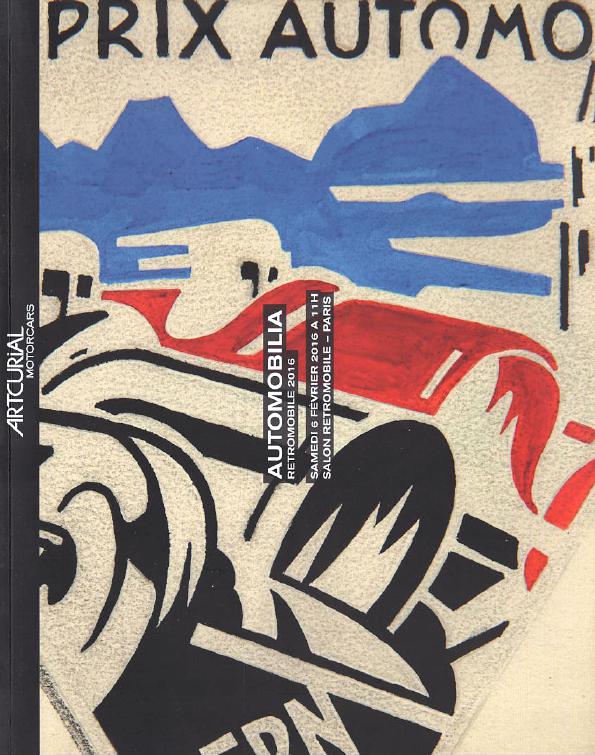 Artcurial February 2016 Automobilia Retromobile (Digital only)