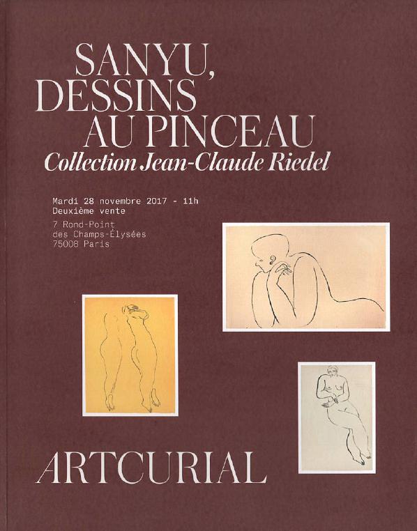 Artcurial November 2017 Sanyu, Brush Drawings Coll.- Jean-Claude Riedel