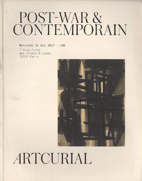Artcurial May 2017 Post-War & Contemporary