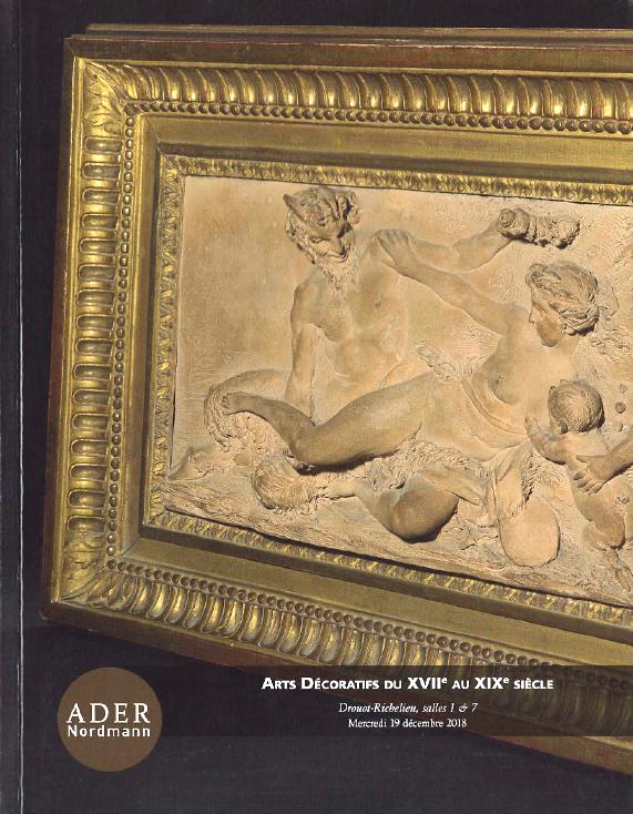 Ader Nordmann December 2018 17th to 19th Century Decorative Arts