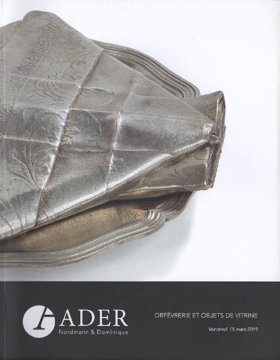 Ader Nordmann March 2019 Silver & Objects of Vertu