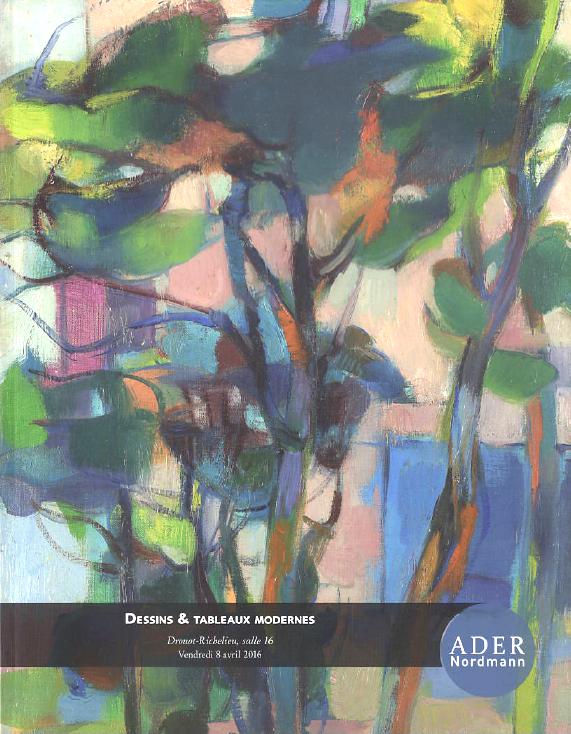 Ader Nordmann April 2016 Modern Drawings & Paintings