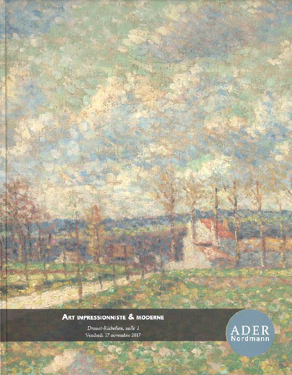 Ader Nordmann November 2017 Impressionist & Modern Art