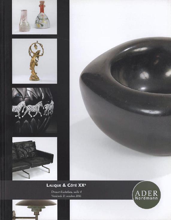 Ader Nordmann October 2016 Lalique & 20th Century ( Design )