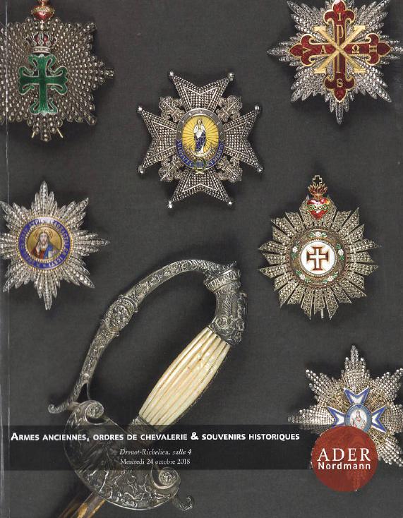 Ader Nordmann October 2018 Antique Arms, Orders & Historical Memorabilia