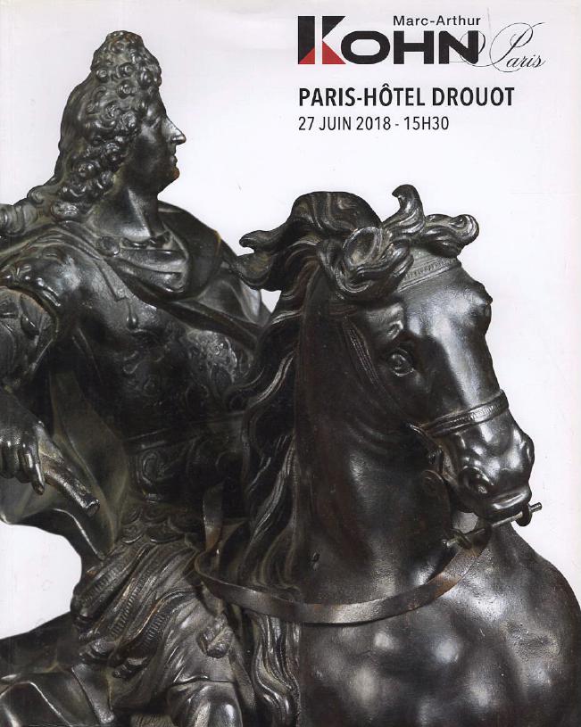 Marc-Arthur Kohn June 2018 16th - 17th C. Furniture & WOA etc., (Digital only)