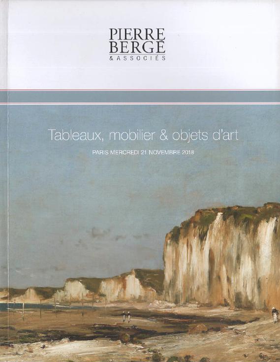 Pierre Berge November 2018 Paintings, Furniture & Works of art