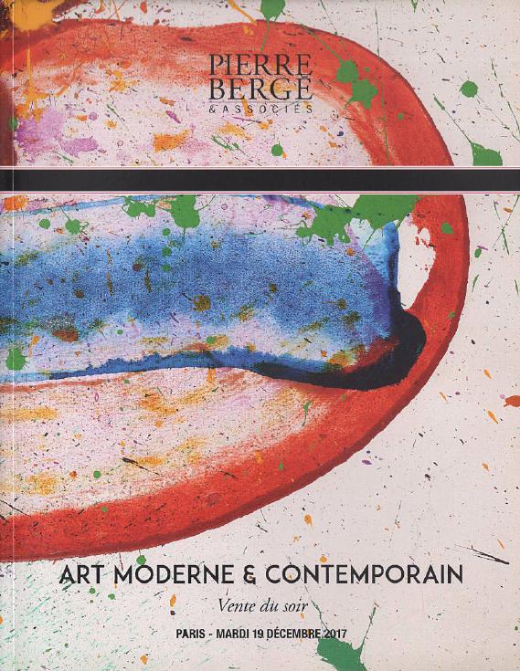 Pierre Berge December 2017 Modern & Contemporary Art Evening sale