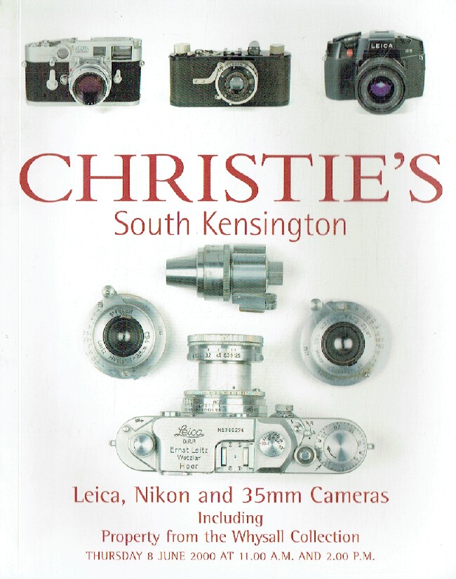 Christies June 2000 Leica, Nikon & 35mm Cameras Inc. Whysall Collection